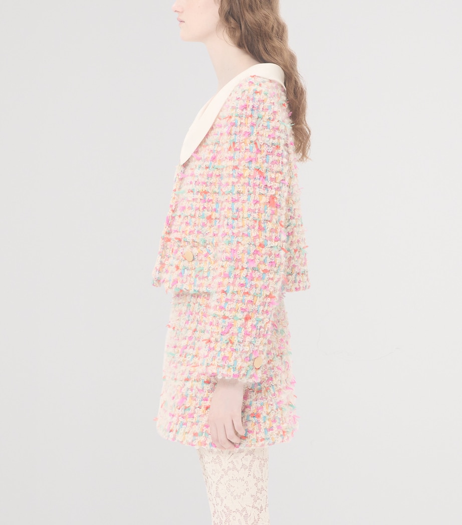 Tweed Cropped Jacket M12 Image 3