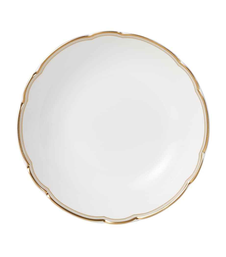 Bernardaud Porcelain Pompadour Soup Bowl (19cm) Or Image 1
