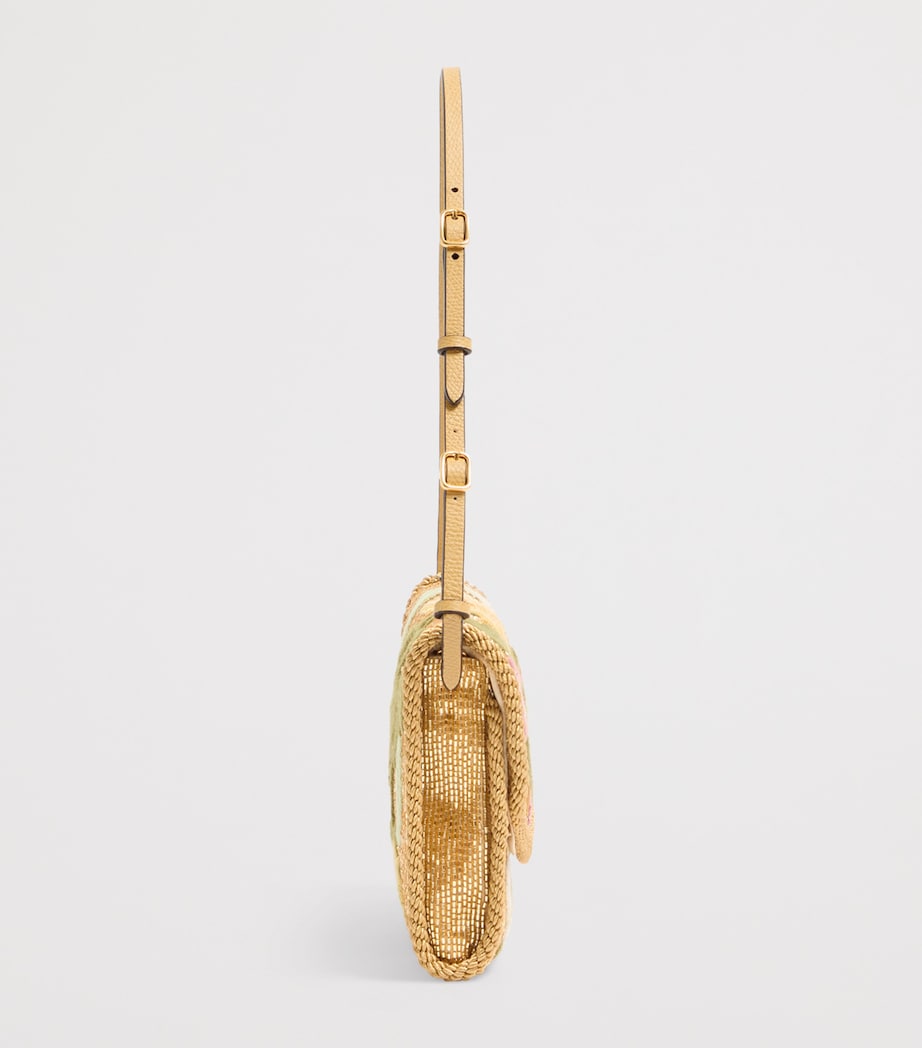 Small Embroidered DeVain Shoulder Bag DLB Image 3