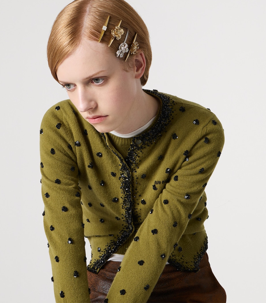 Embellished Flower Hair Clips (Set of 2) F05F8 Image 2