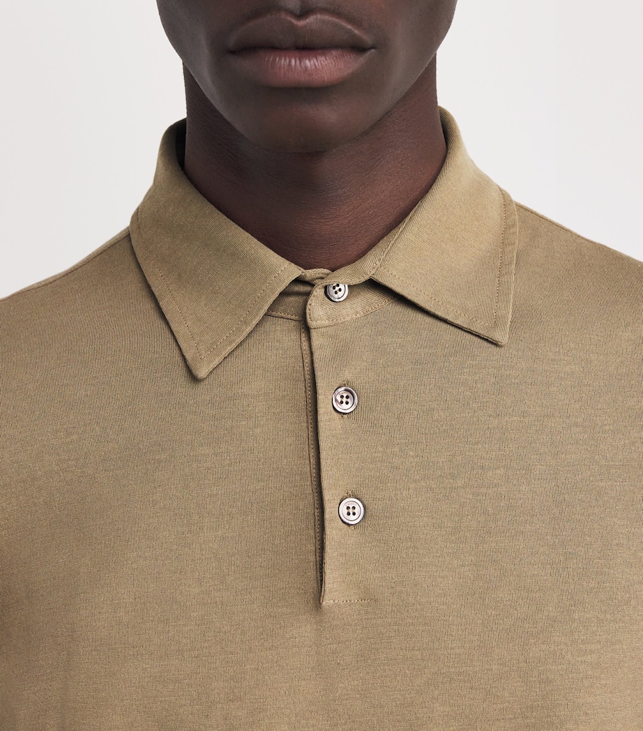IceCotton Polo Shirt Z1904 BEIGE Image 6
