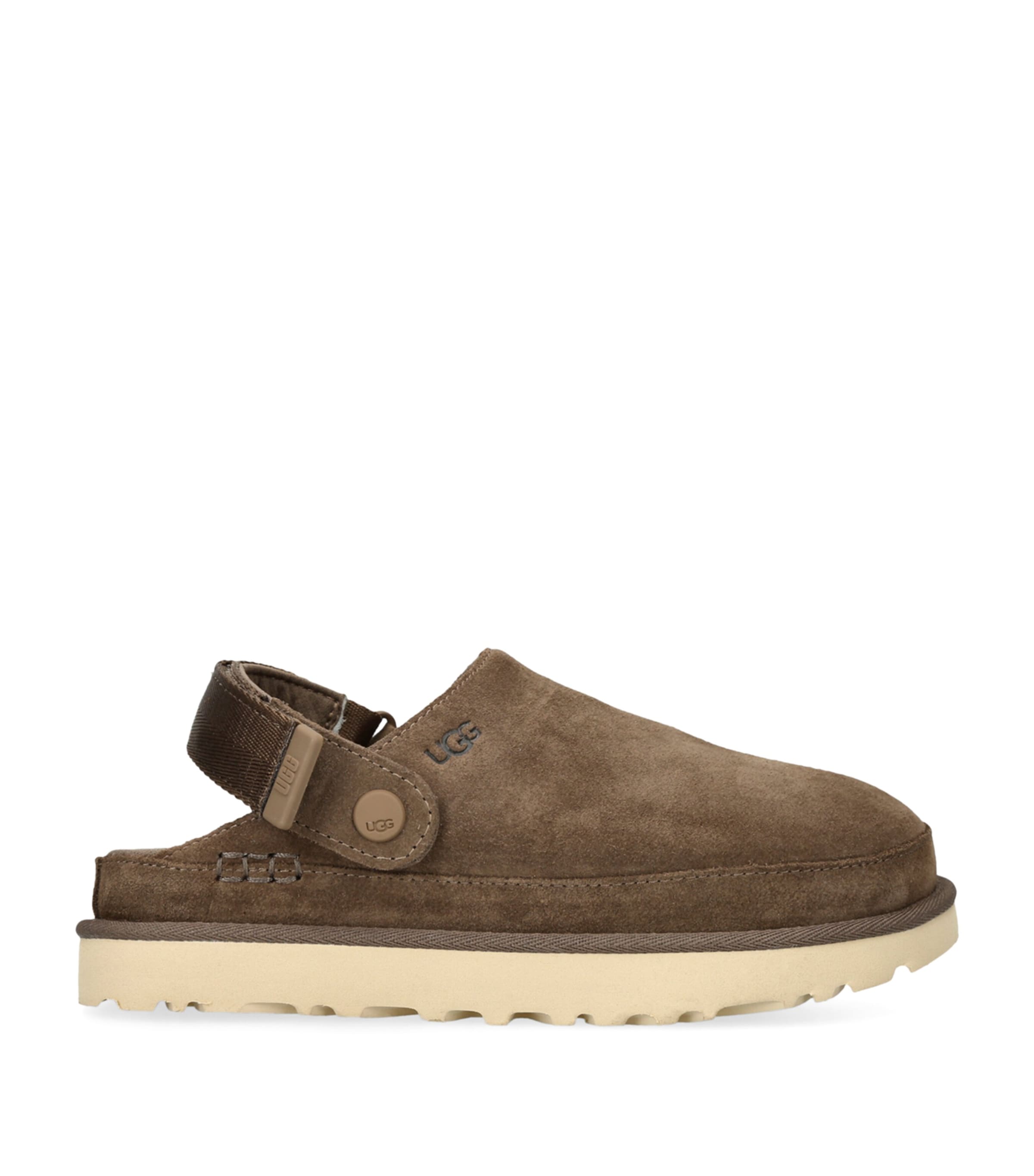 Ugg Suede Goldencoast Clog Ii In Brown