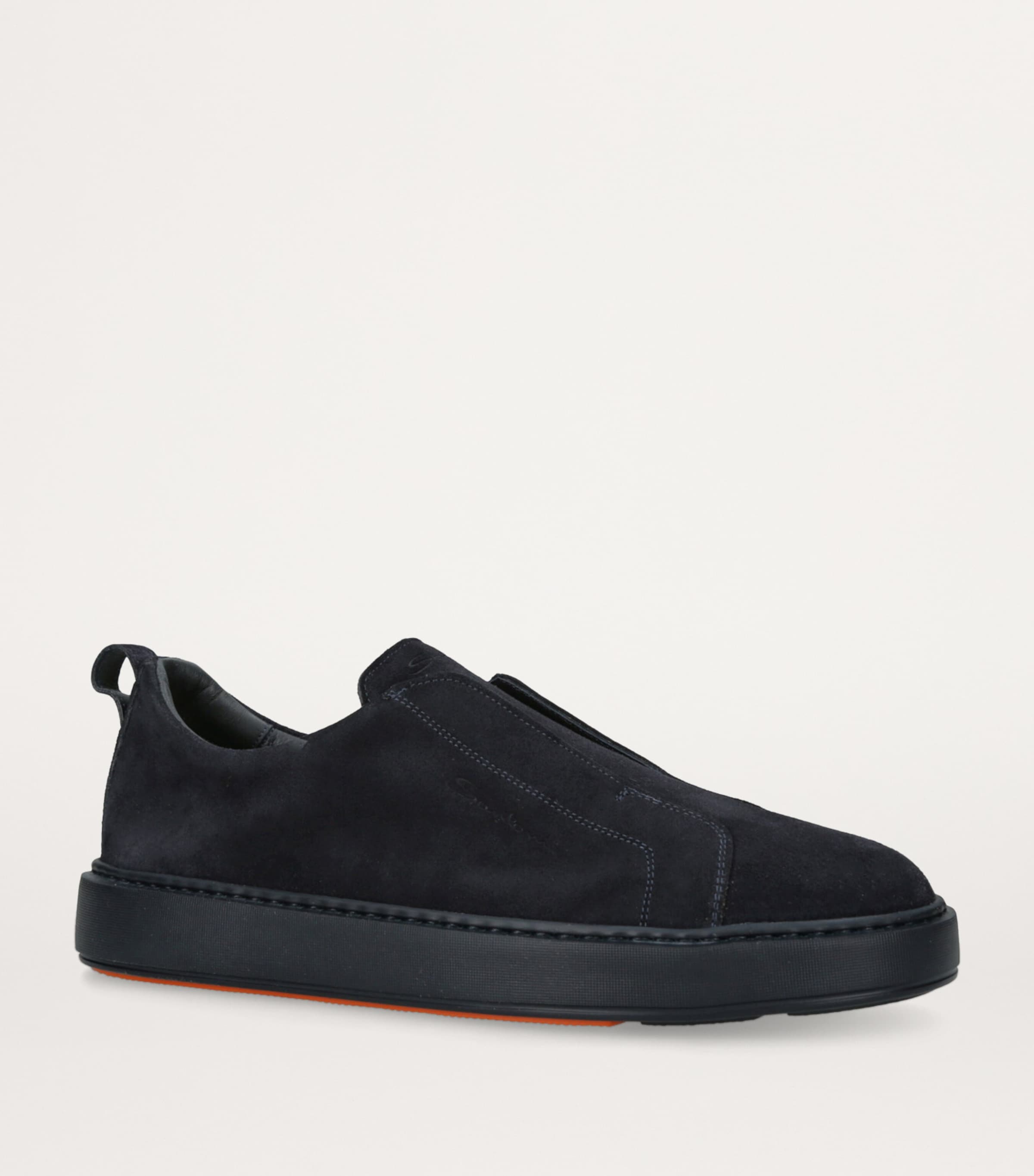Suede Clean Icon Sneakers NAVY Image 3