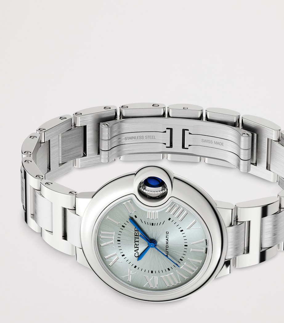 Cartier Stainless Steel Ballon Bleu de Cartier Watch 33mm Silver Image 2
