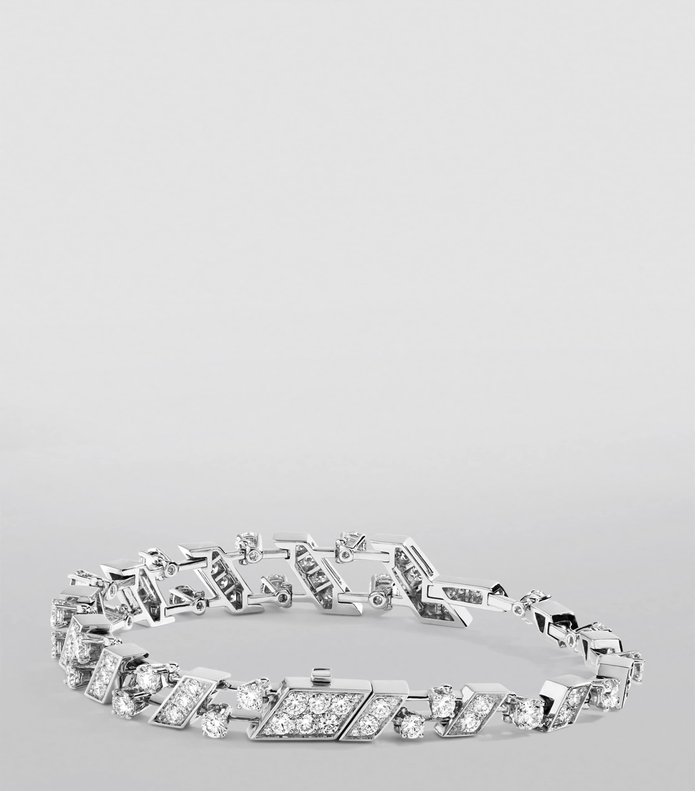 White Gold and Diamond Fifth Avenue Bracelet WHITE GOLD Image 2