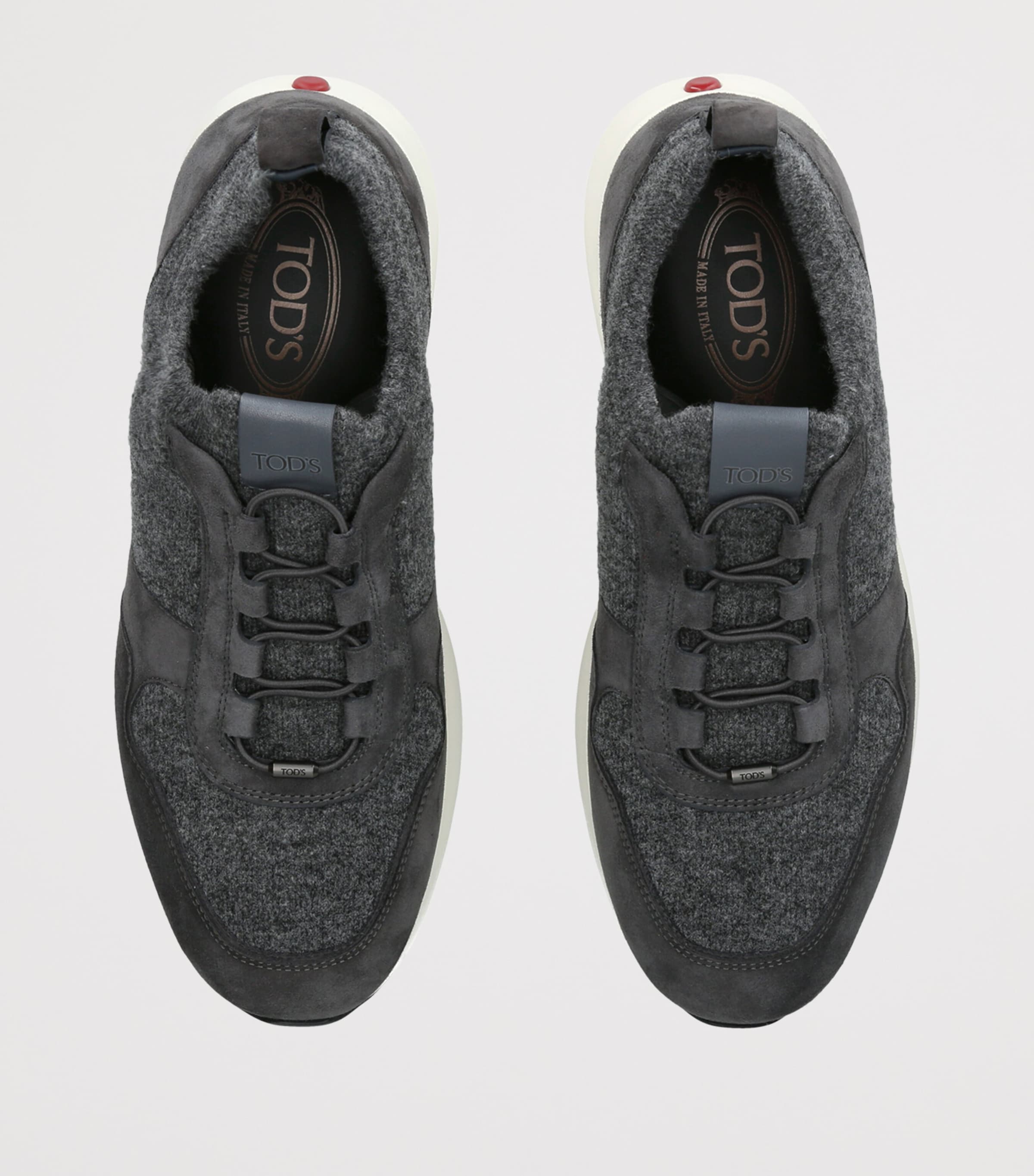 Tod's Suede-Knit Sportivo 79k Sneakers Grey/dark Image 3