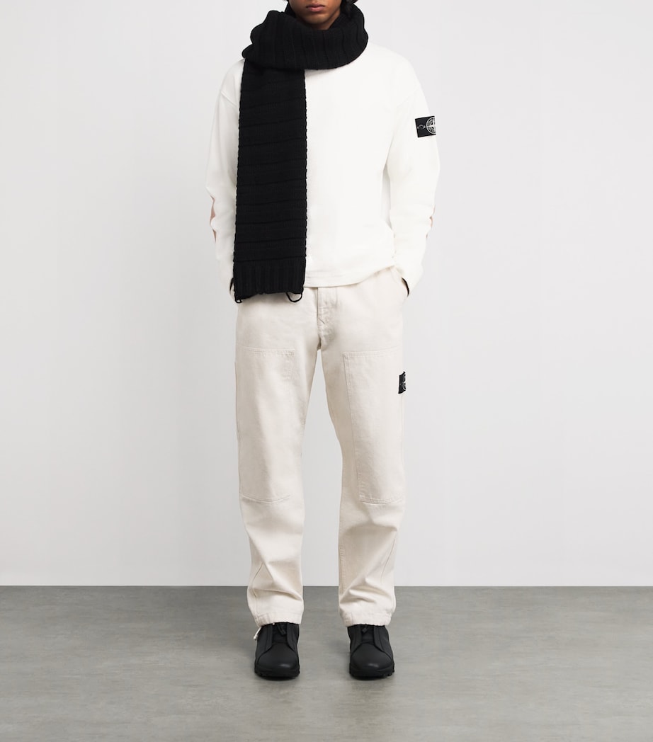 Organic Cotton High-Neck Sweatshirt V0099 Image 2