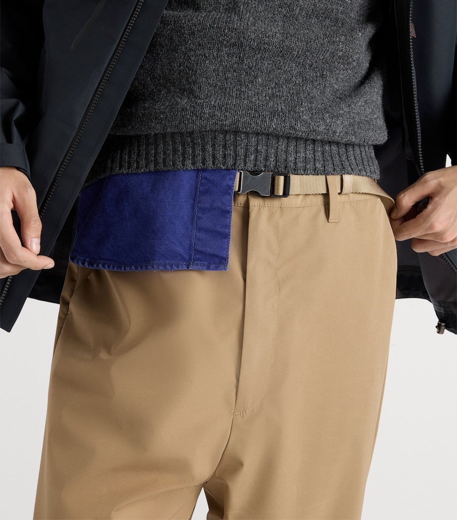 Technical Wide-Leg Trousers F0241 Image 3