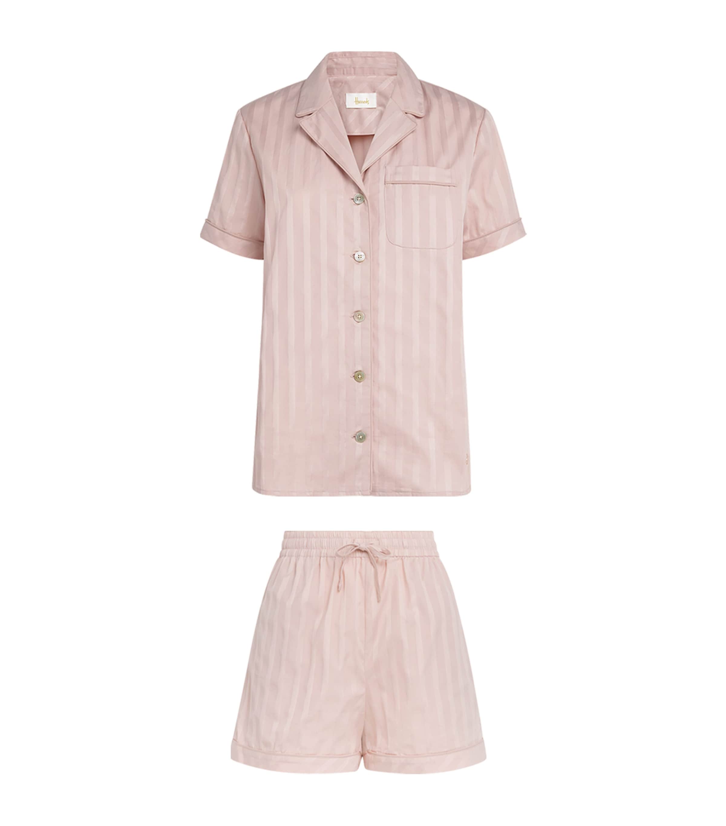 Cotton Stripe Short Pyjama Set