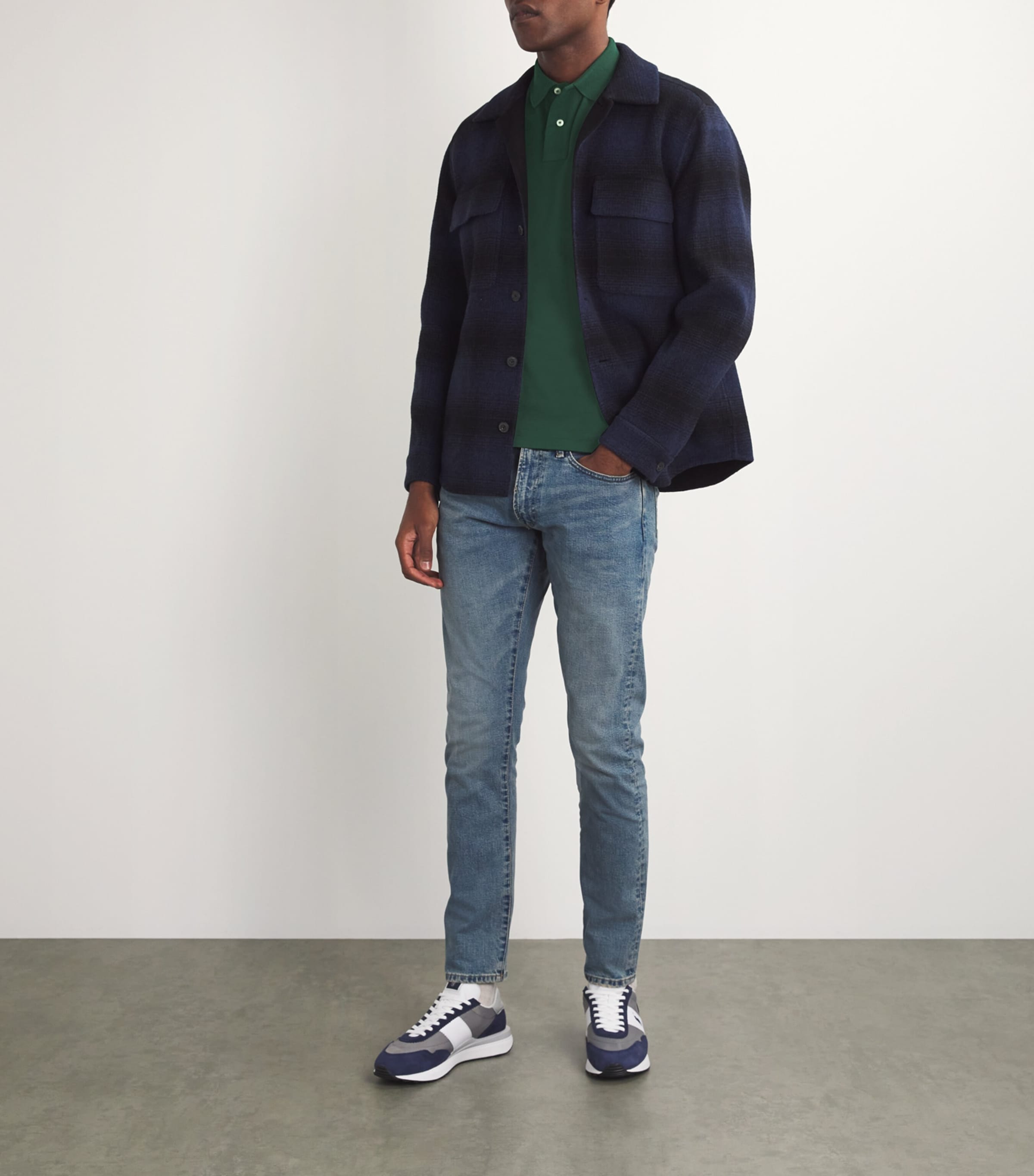 Custom Slim-Fit Polo Shirt COLLEGE GREEN/C3961 Image 2