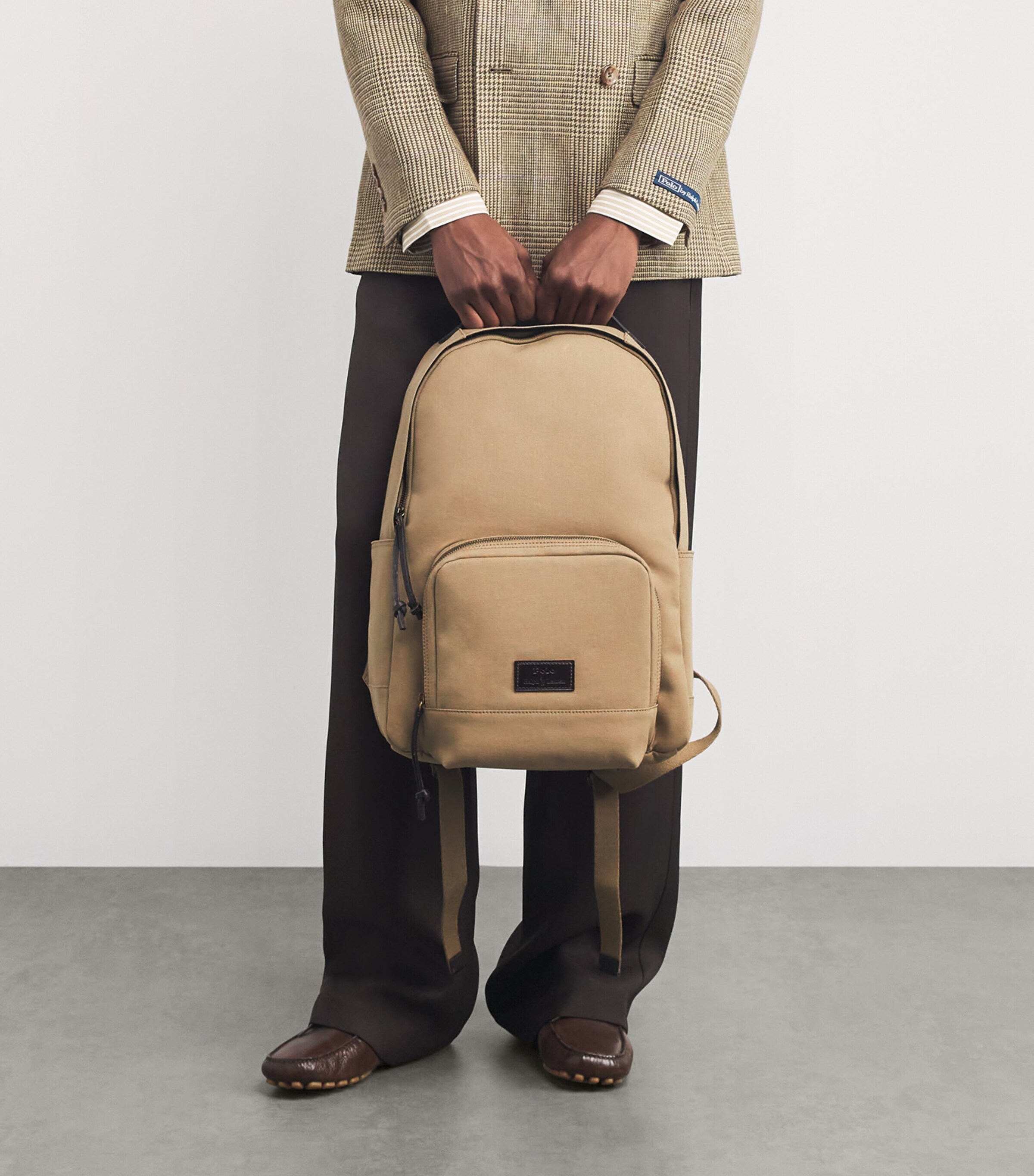 Polo Ralph Lauren Beige Cotton Canvas Backpack | Harrods US