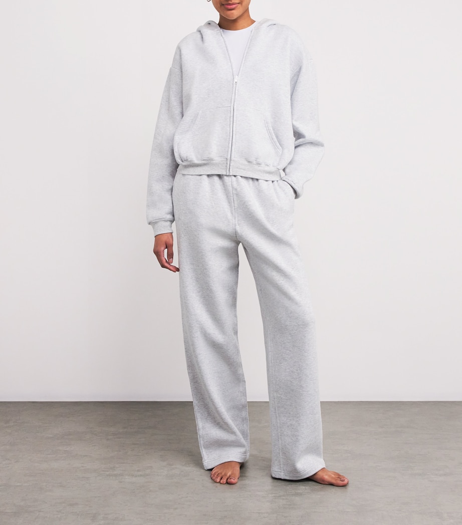 Cotton-Blend Fleece Classic Hoodie LIGHT HEATHER GREY Image 2