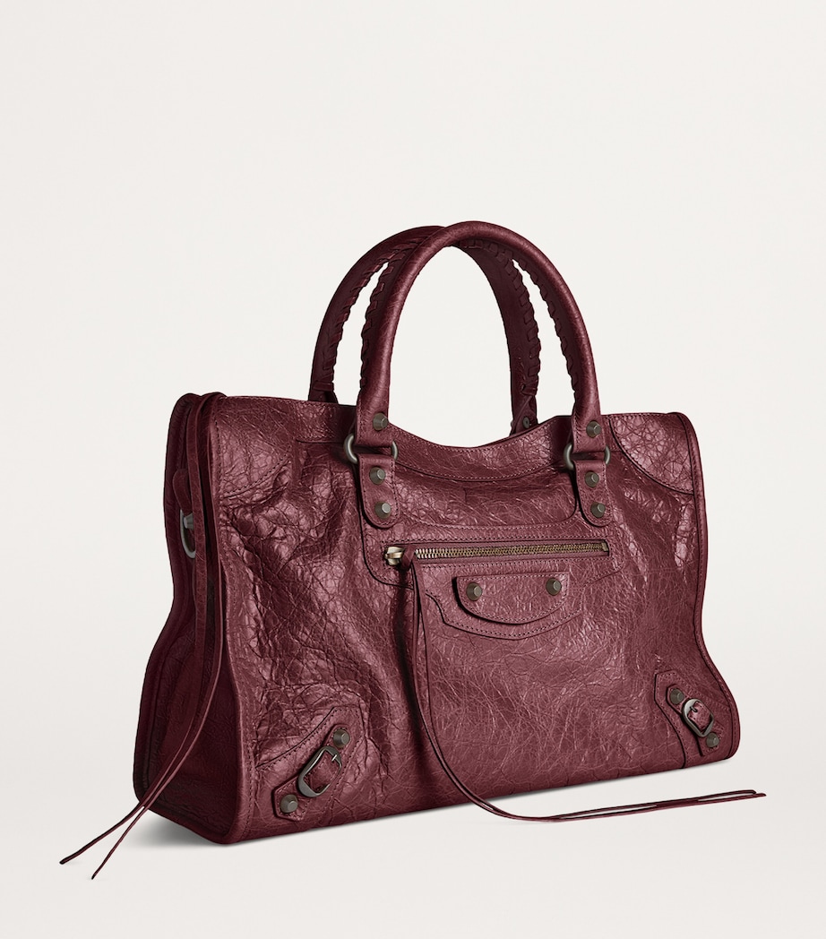 Medium Leather Le City Top-Handle Bag 6034 Image 3