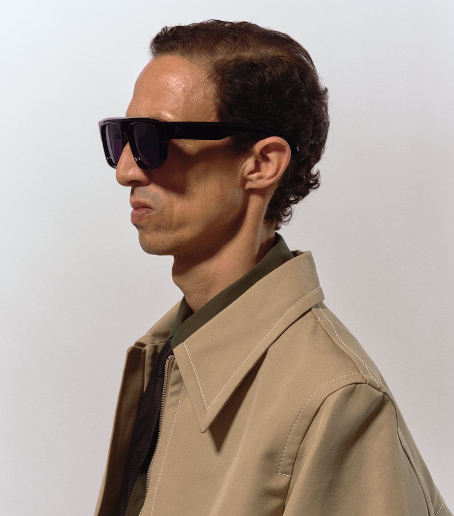 Jacques Marie Mage x George Cortina Acetate Ritz Sunglasses Noir Image 4