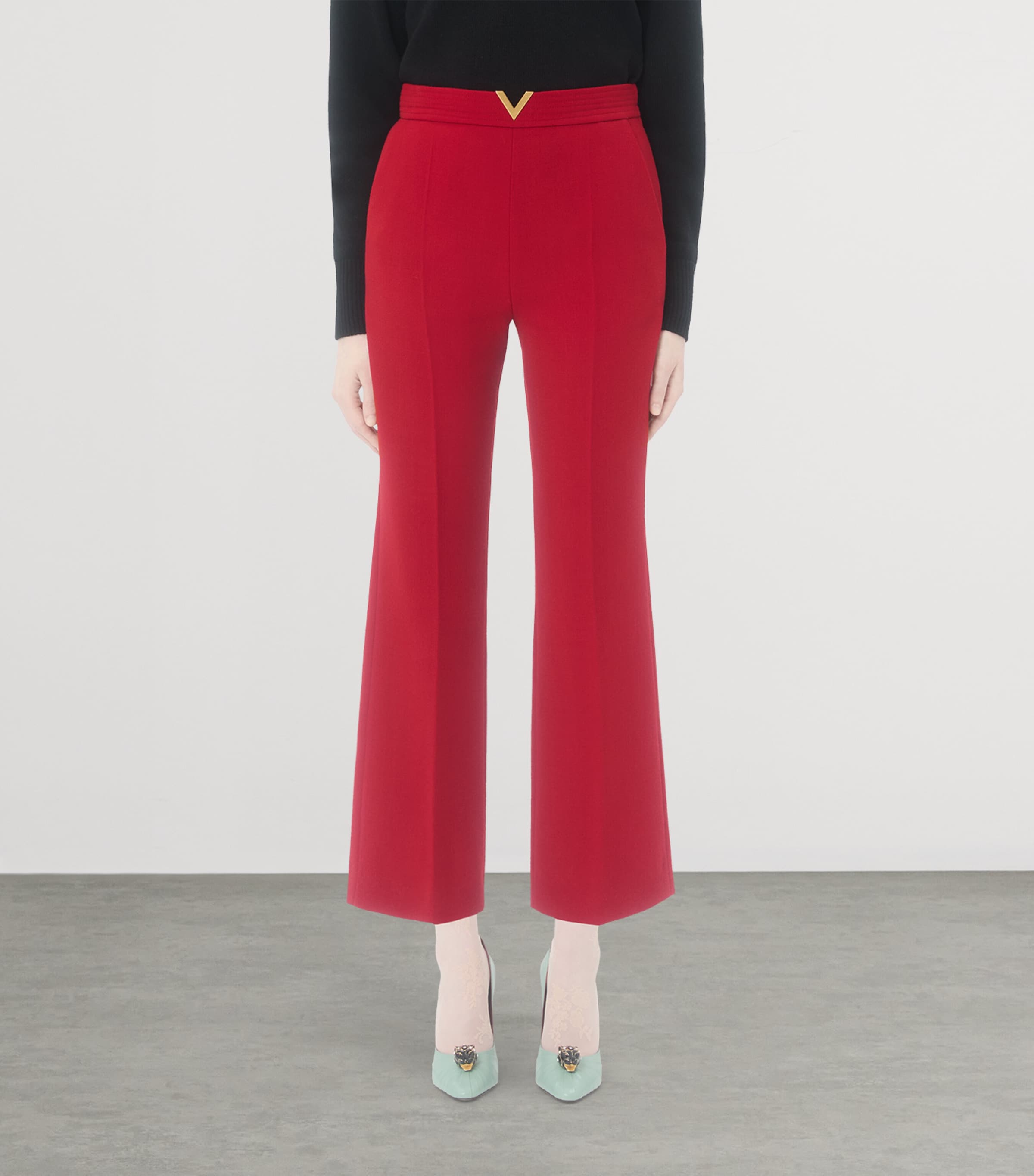 Virgin Wool VLogo Trousers 257 Image 2