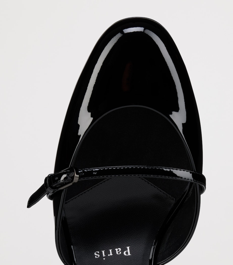 Christian Louboutin Womens Jane Nina Patent Leather Heeled Mules 55 Image 4