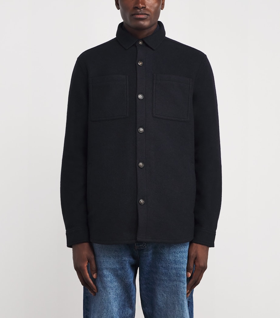 Tailored Marlow Overshirt NAVY MARL Image 3