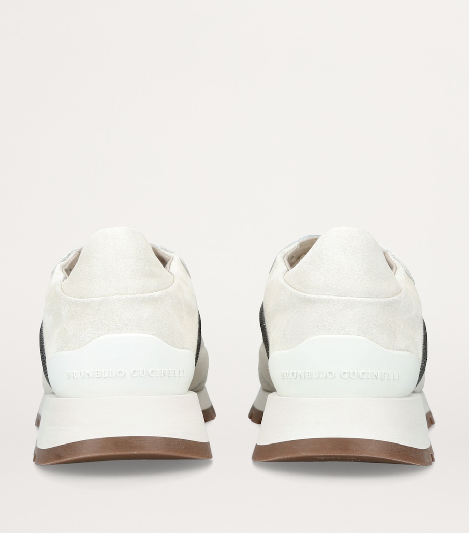 Leather Tech Sneakers WHITE Image 2
