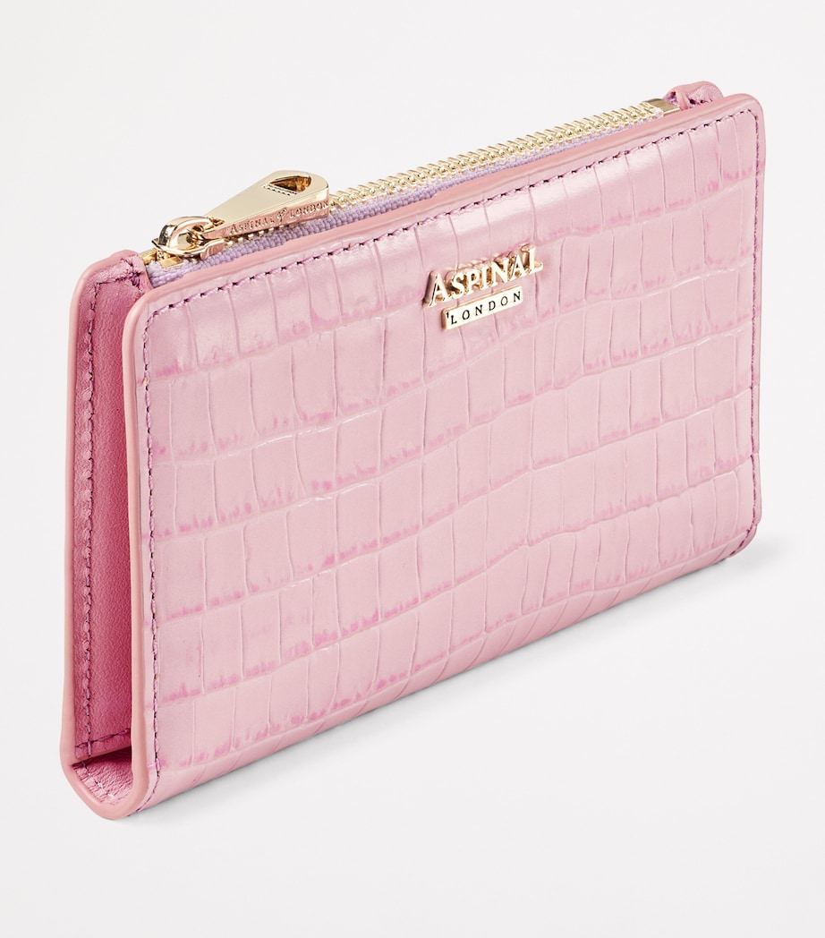 Patent Leather Mayfair Wallet LILAC Image 2