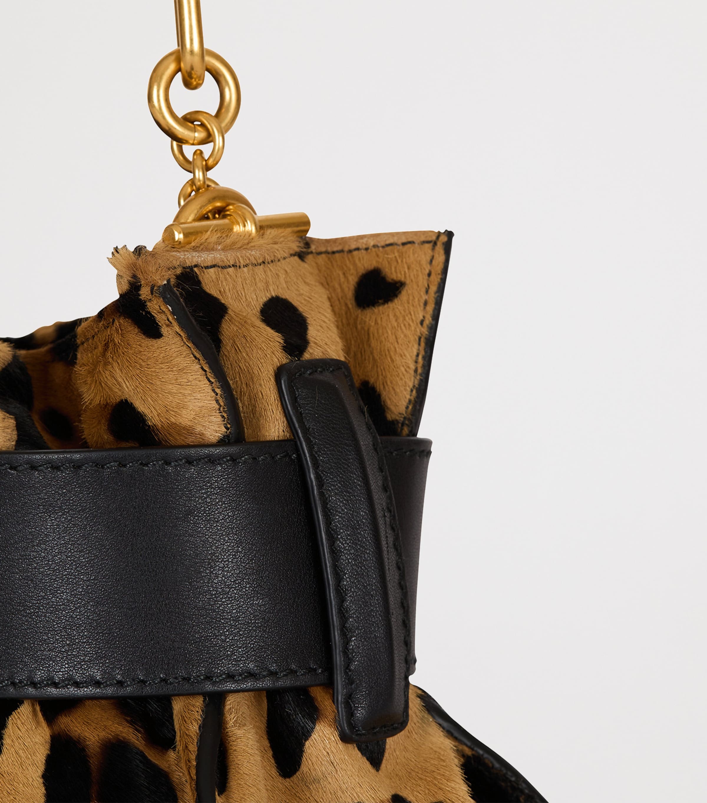 Mini Leopard Anthem Shoulder Bag WKS MULTI/ NOIR Image 4