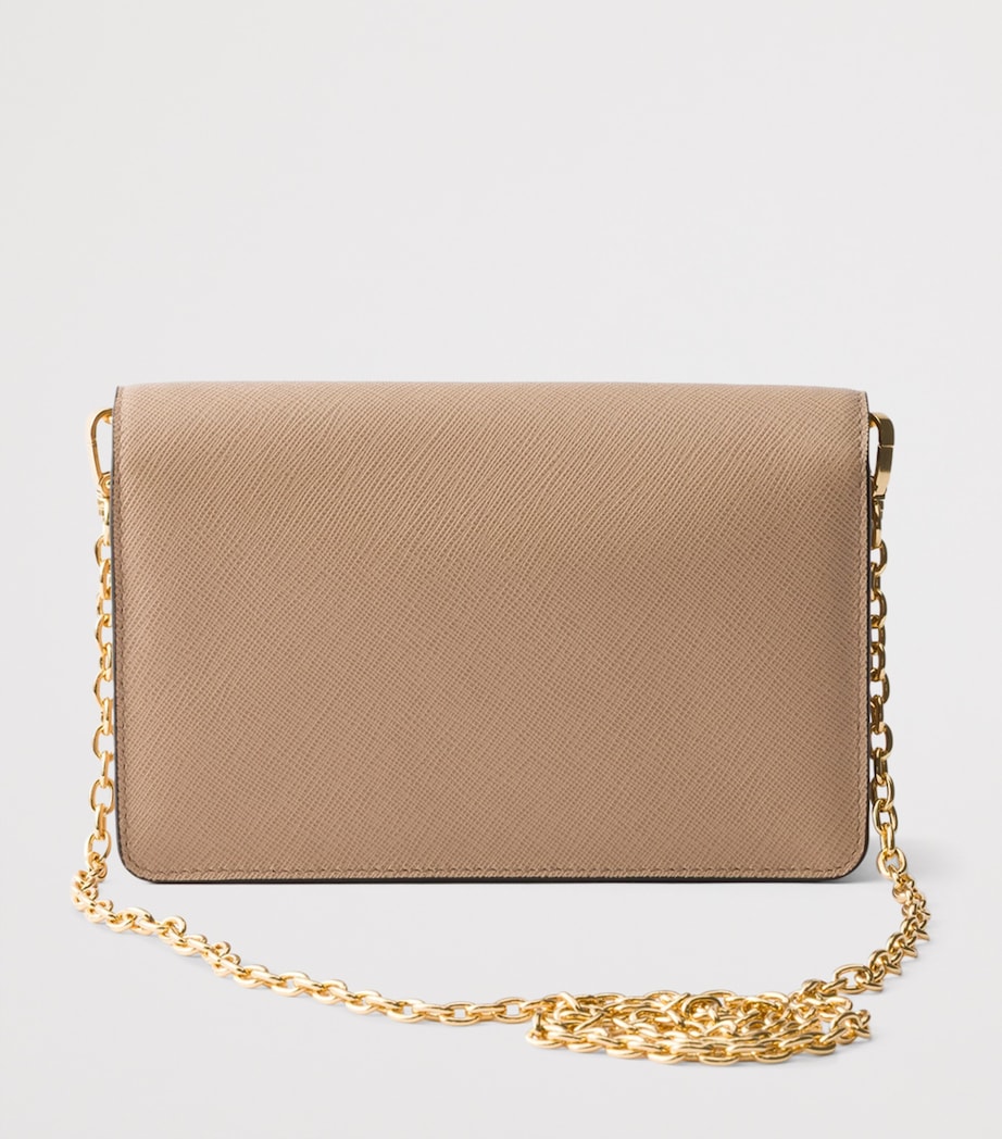 Prada Mini Saffiano Leather Cross-Body Bag Powder Image 3