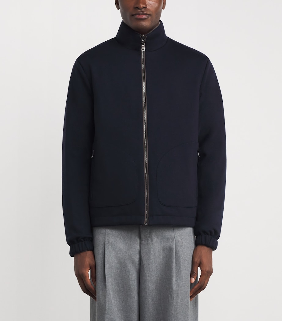 Virgin Wool Reversible Bomber Jacket TX4.4 TESTA DI MORO Image 6