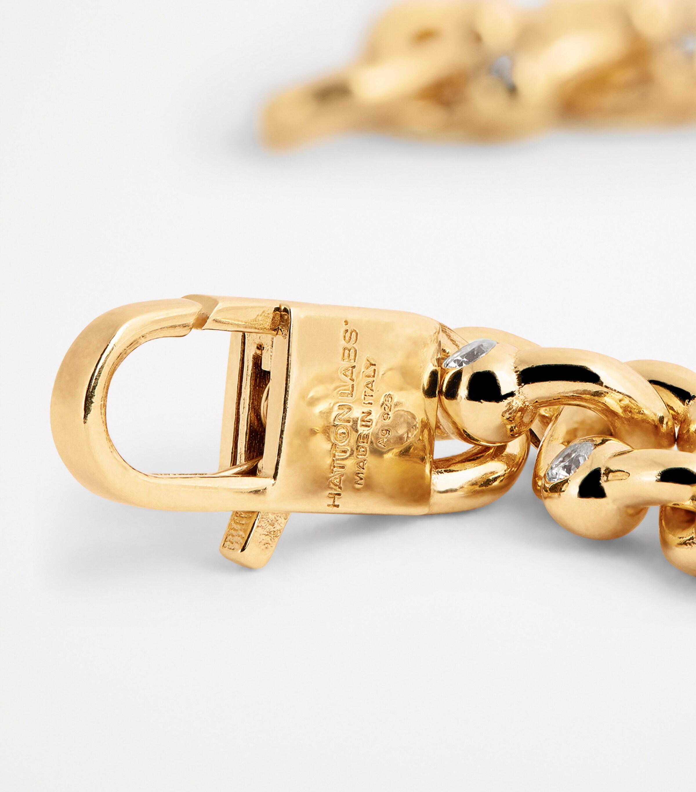 Hatton Labs Sterling Silver Chain Bracelet White / Gold Image 5