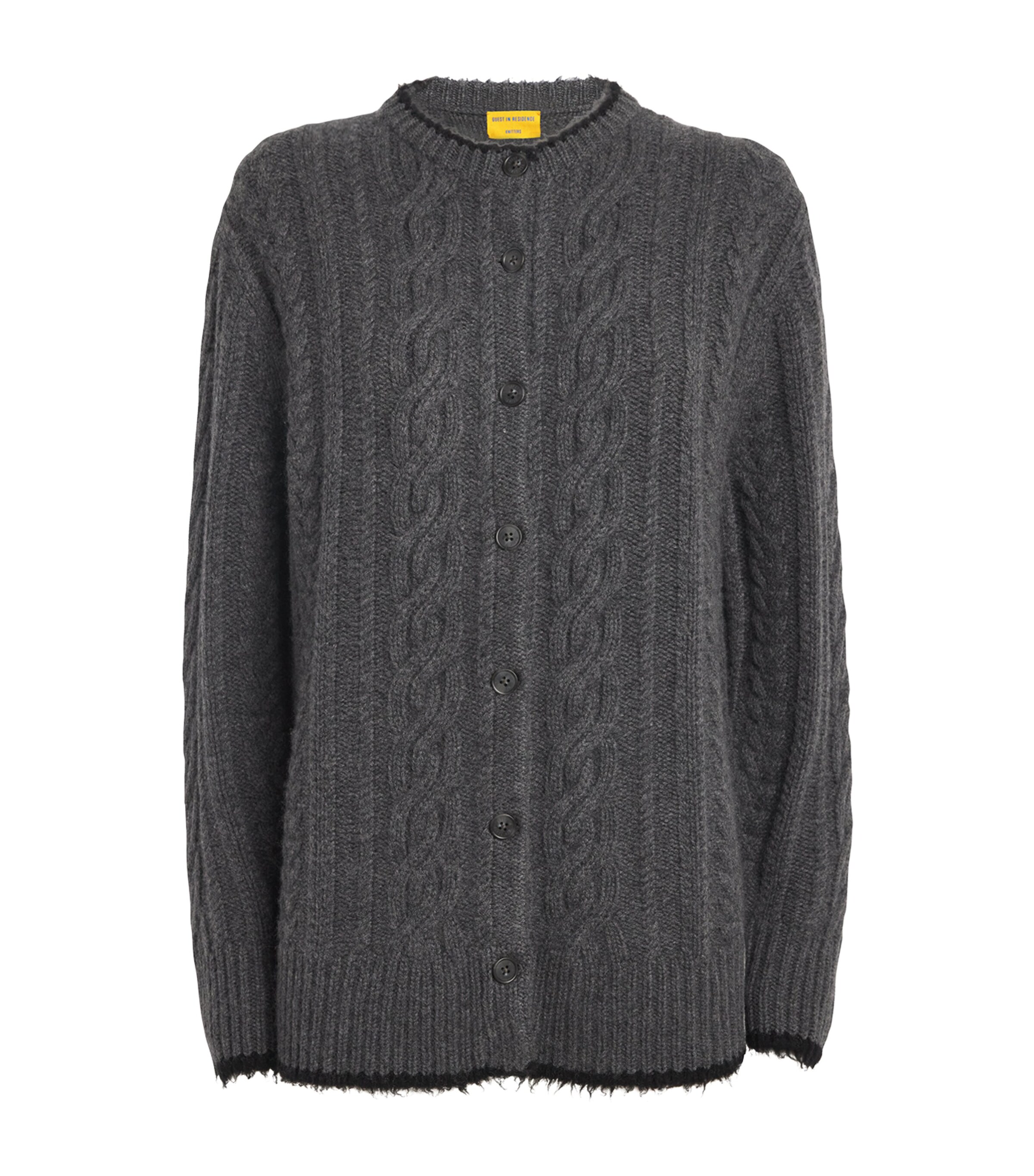 Guest In Residence Wool-cashmere Rossella Cardigan In Grey