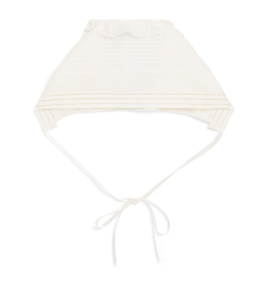 PEPA LONDON Lace Bonnet Blue Image 1