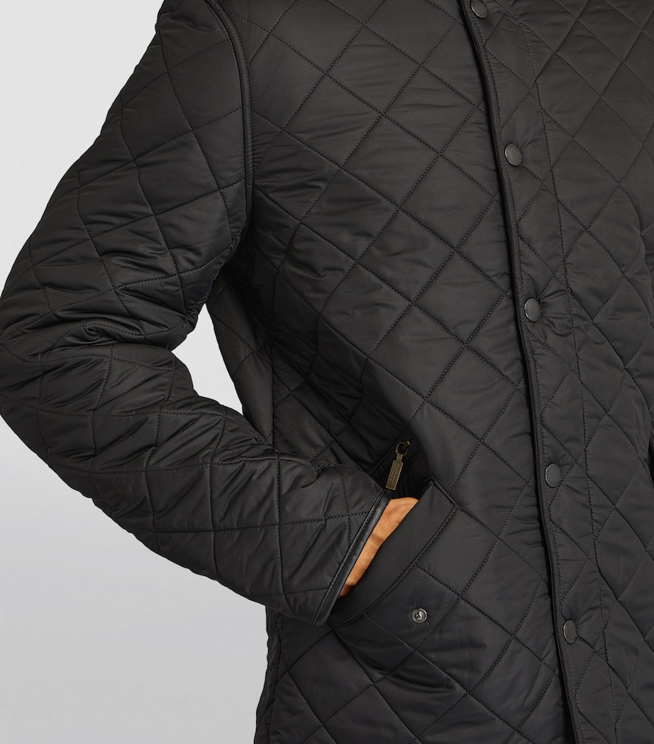 Quilted Powell Jacket BLACK Image 7