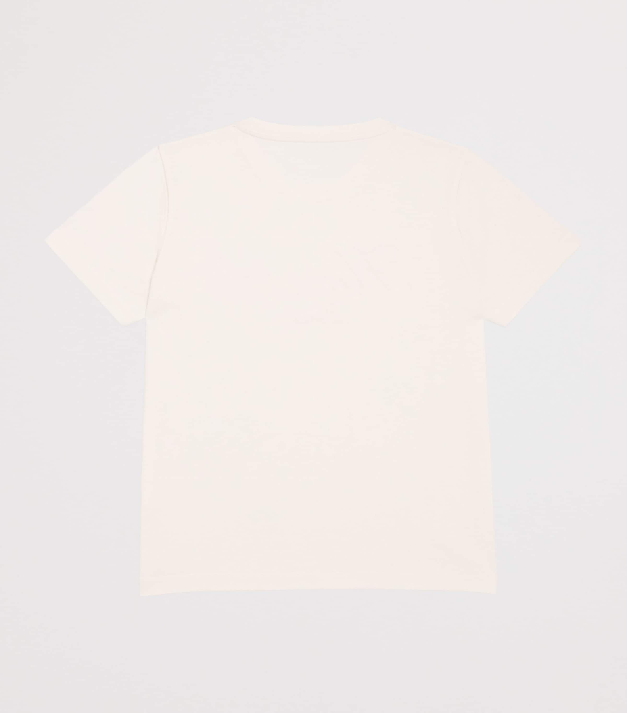 Harrods Cotton Jersey Embroidered T-Shirt Ivory Image 2