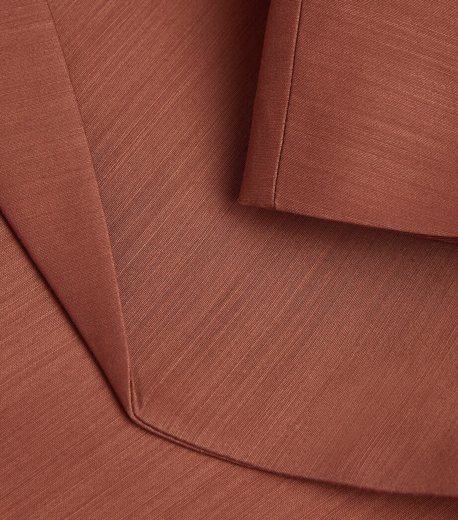 Organic Wool-Silk Polus Blazer 1026 RUST Image 5