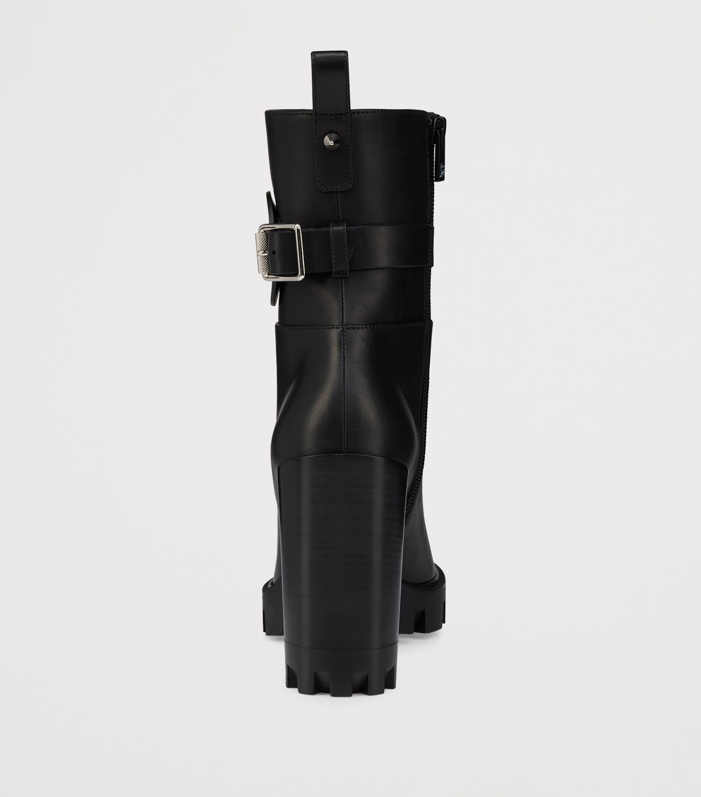 Dianouchette Lug Leather Ankle Boots 100 BK5T Image 5