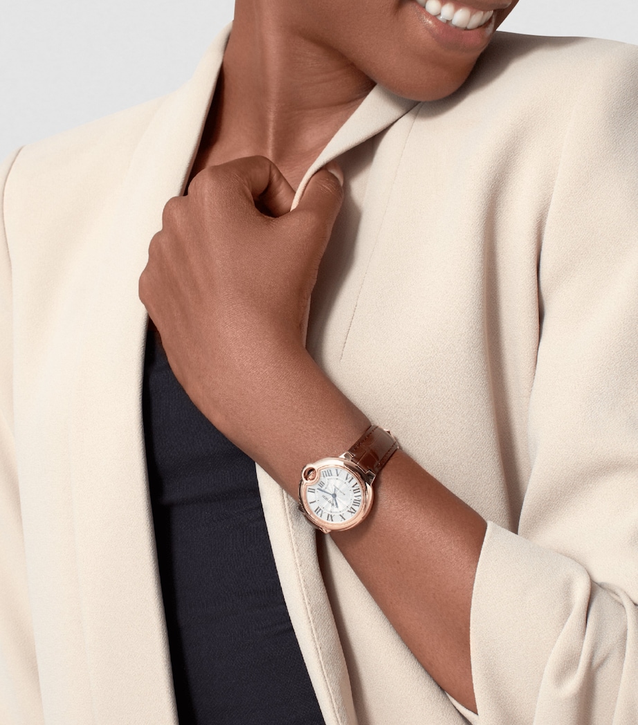 Cartier Rose Gold Ballon Bleu de Cartier Watch 33mm Grey Image 4