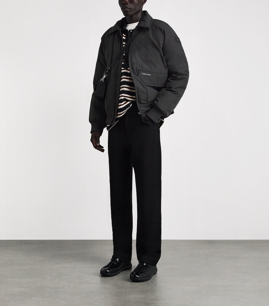 Canada Goose Mens Down Mimico Bomber Jacket Black Image 2