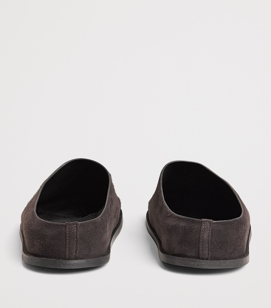 A.EMERY Suede Lou Clogs Black Berry Suede Image 5
