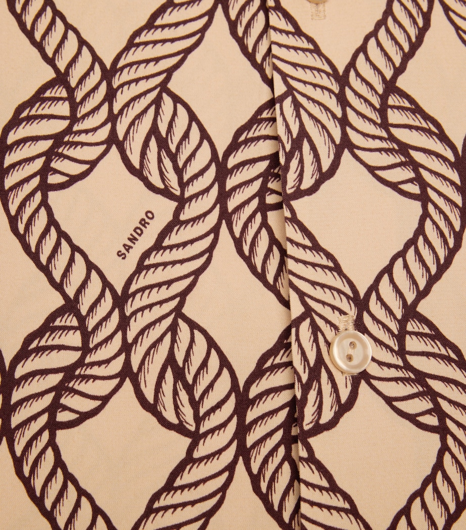 Rope-Print Shirt BUTTER CREAM Image 5