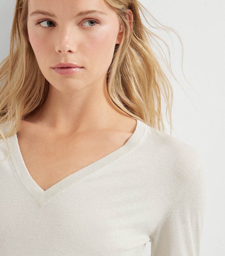 Cashmere-Silk-Blend Sweater C9443 Image 6