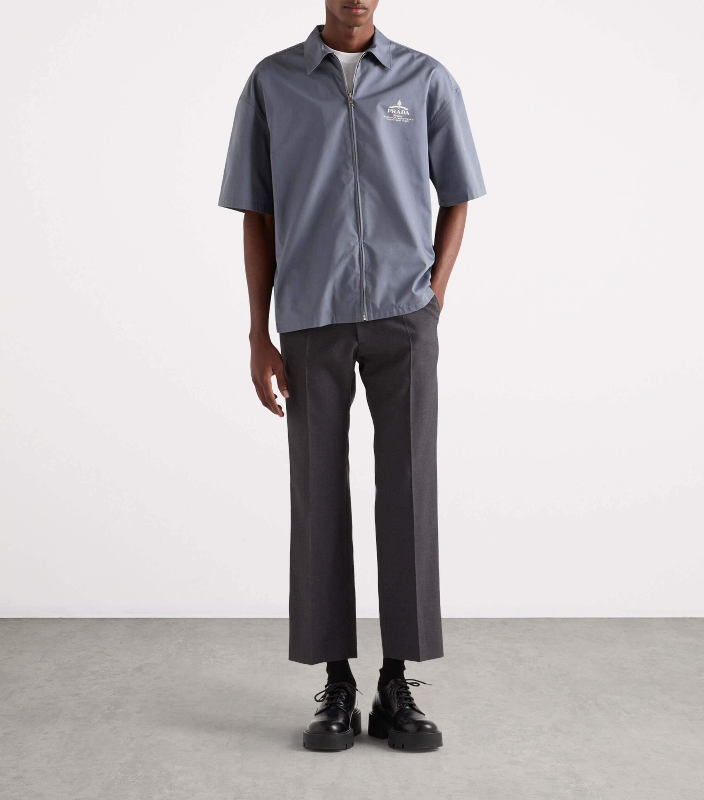 Technical-Cotton-Blend Shirt F0154 Image 2