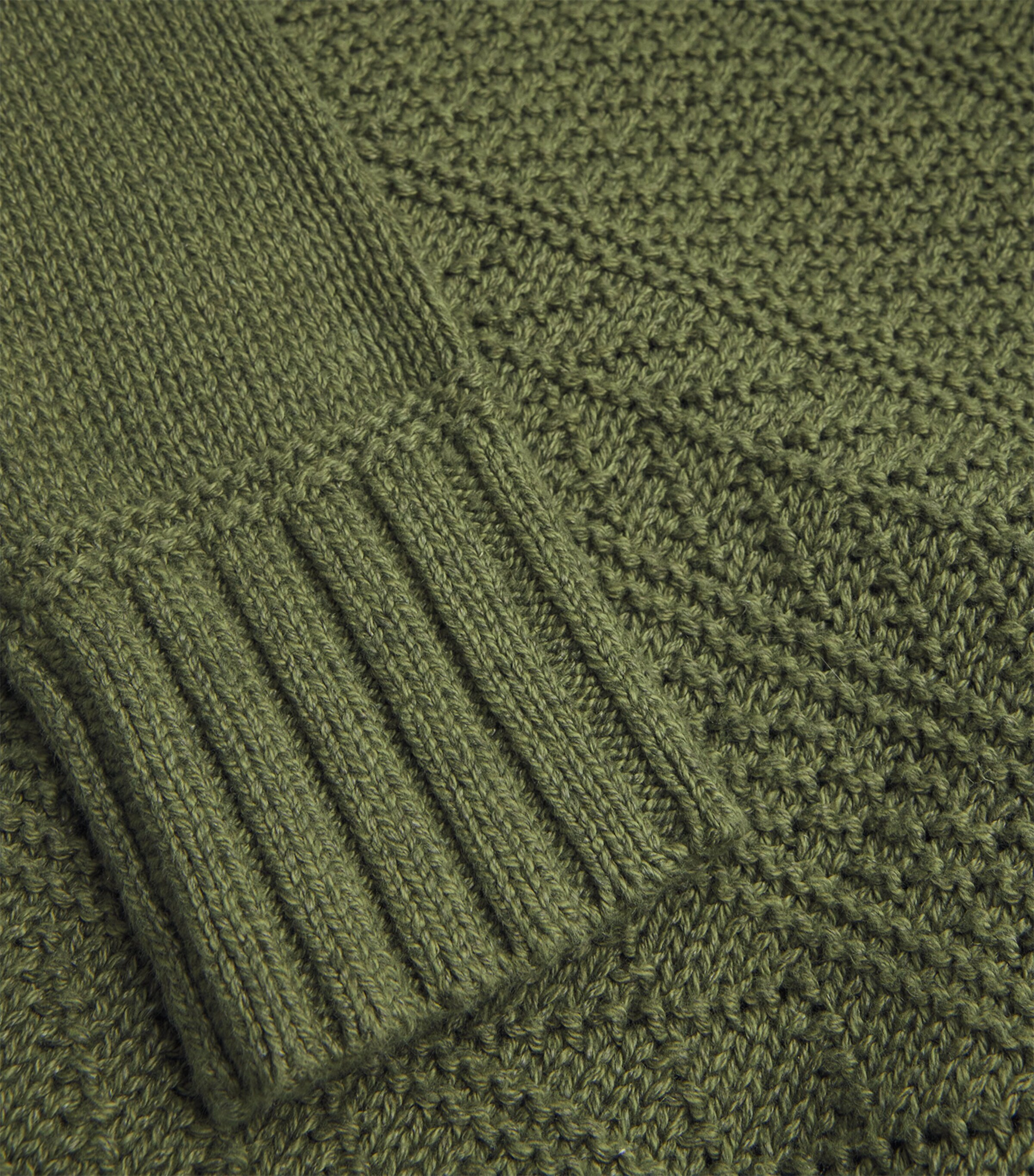 Polo Ralph Lauren Mens Linen-Cotton Sweater Olive Image 5