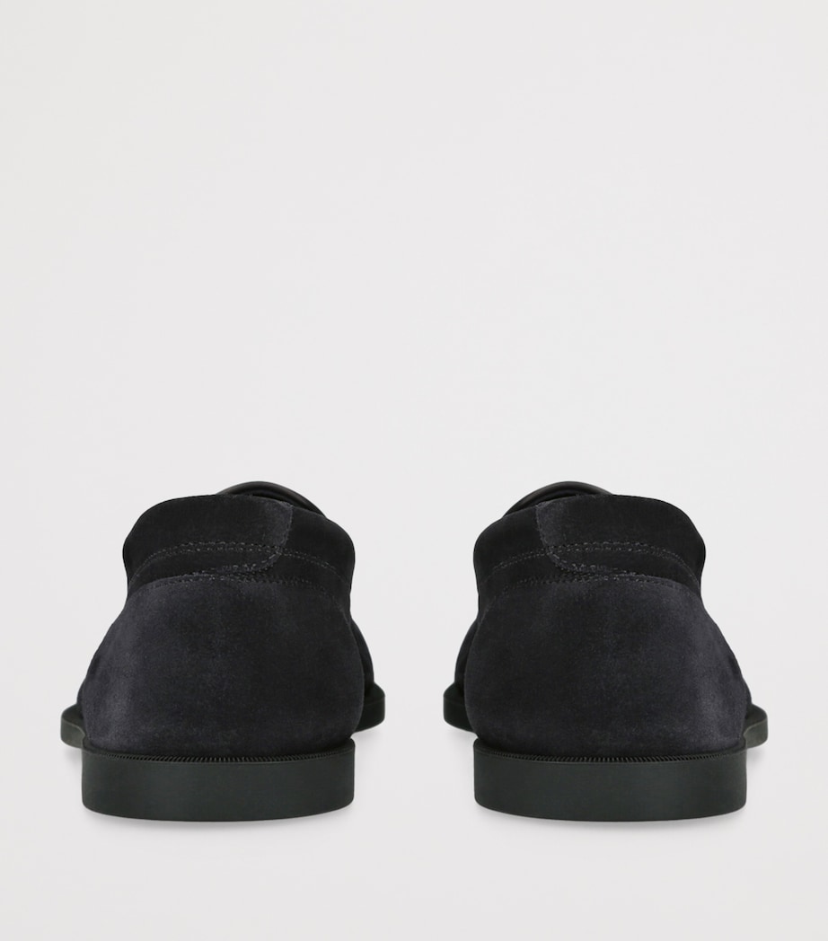 Suede Pace Loafers NAVY Image 2