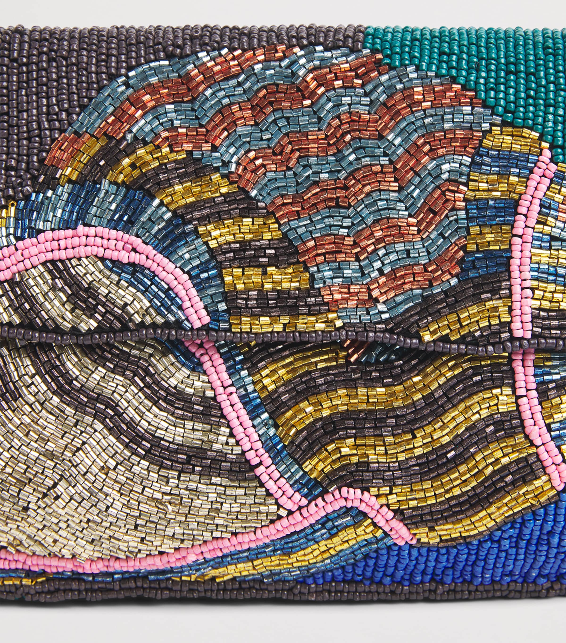 STAUD Beaded Timmy Shoulder Bag Cshl Conch Shell Image 6