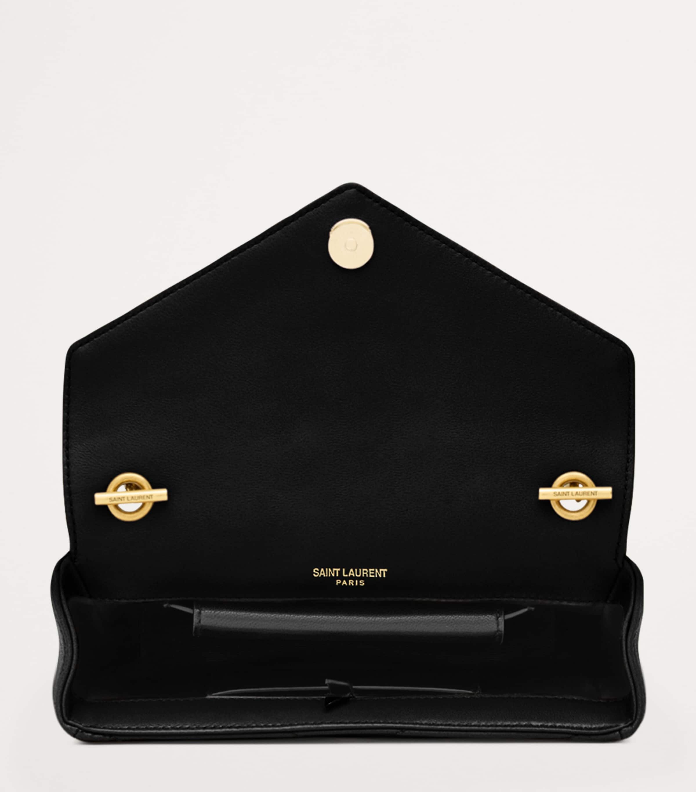 Mini Leather Loulou Cross-Body Bag 5036 Image 5