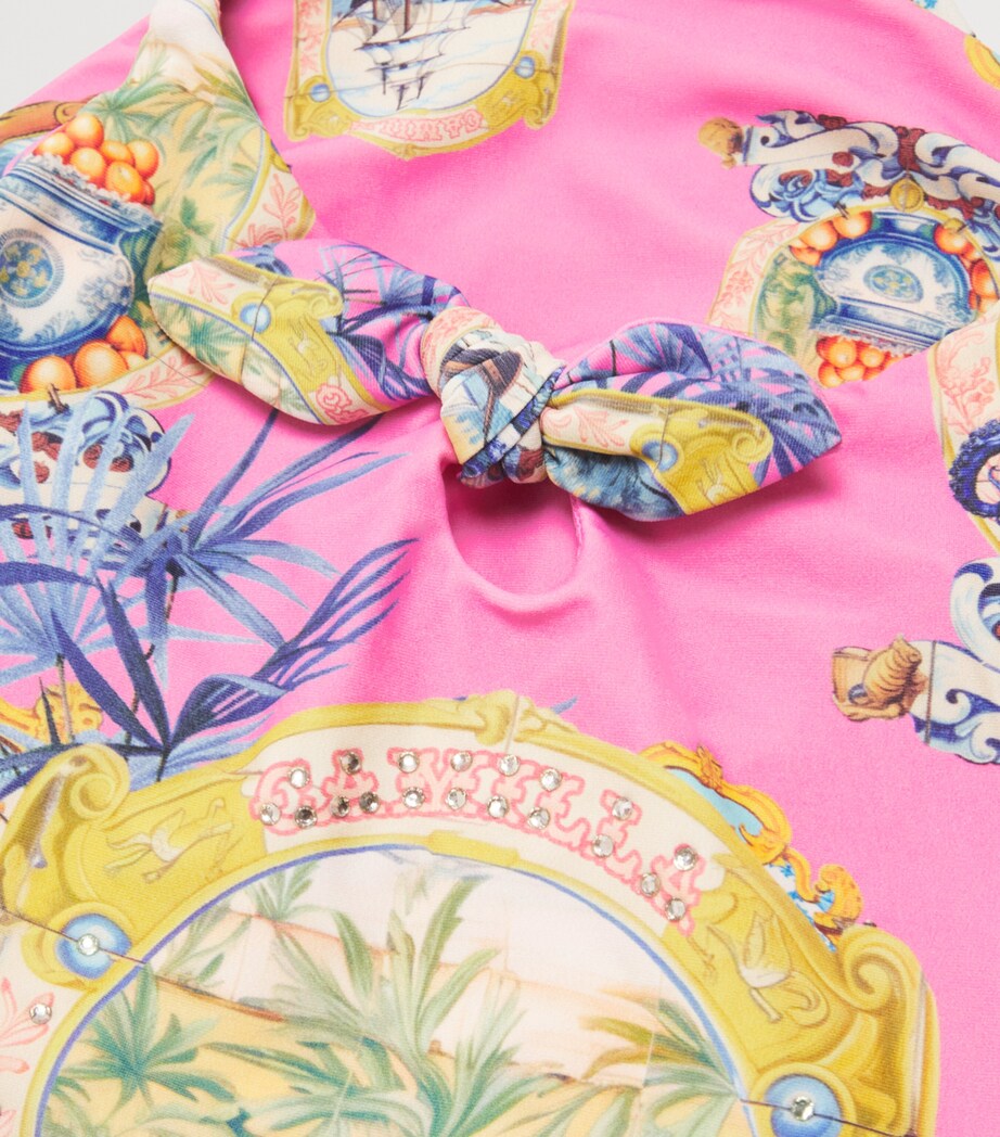 Tie-Detail Salty Splendour Swimsuit (12-14 Years) SALTSPLD Image 3