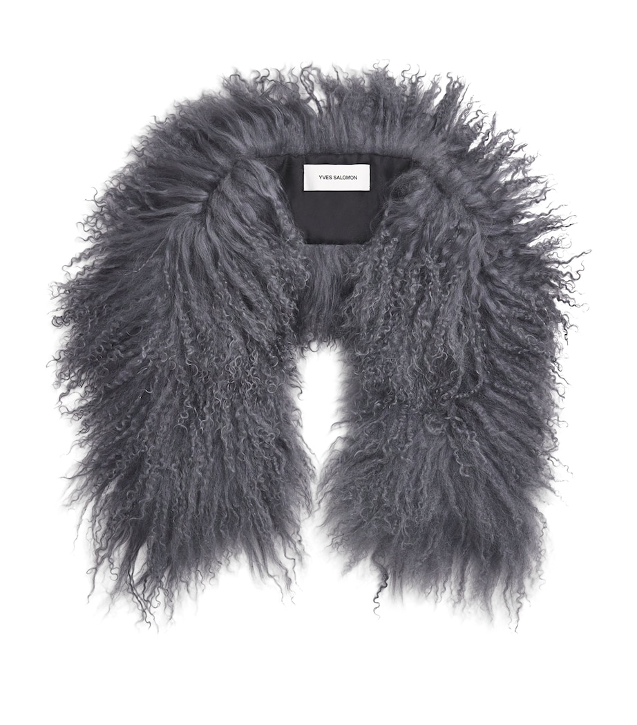 Yves Salomon Lamb Scarf Image 1