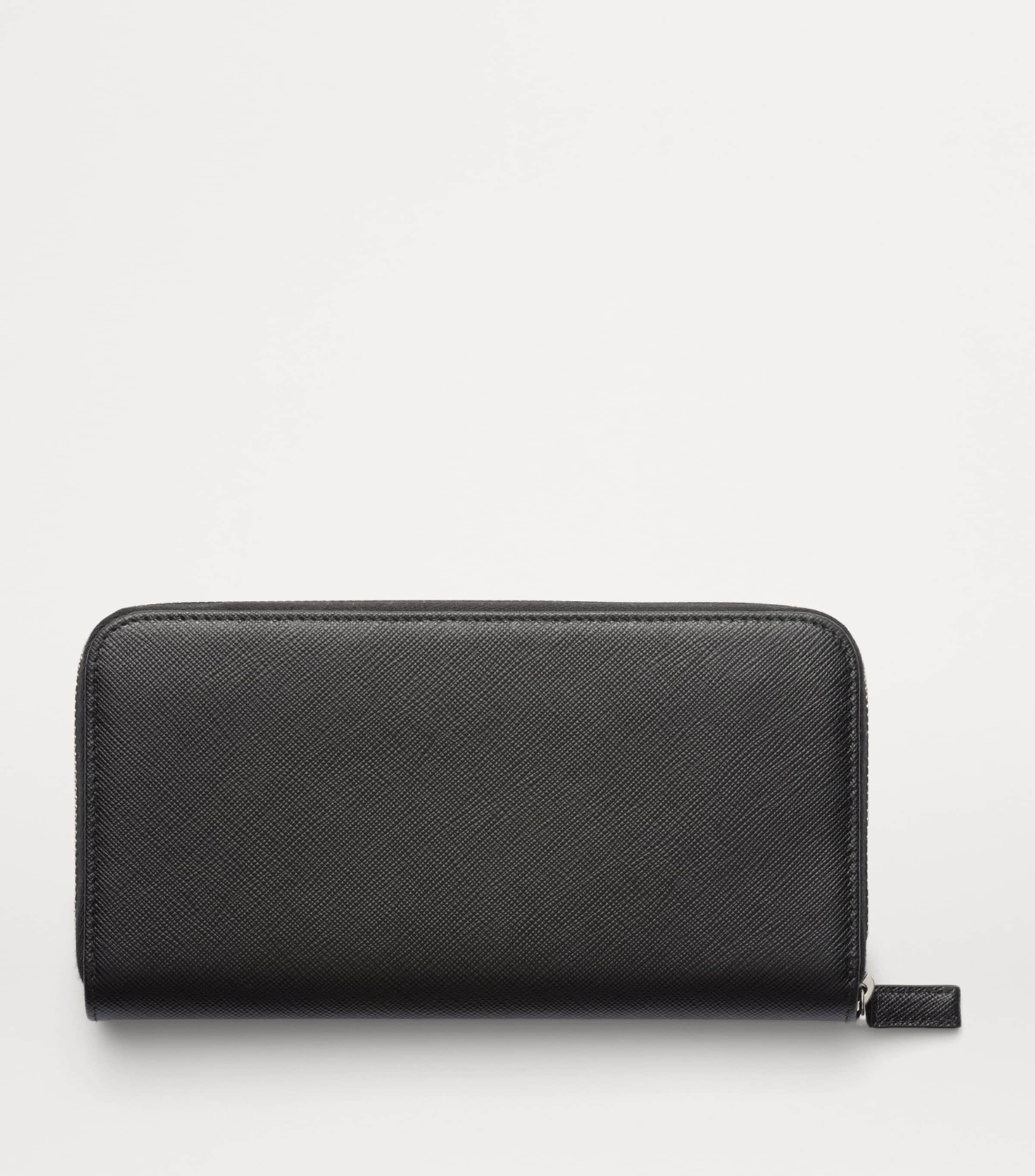 Saffiano Leather Zipped Wallet F0002 Image 4