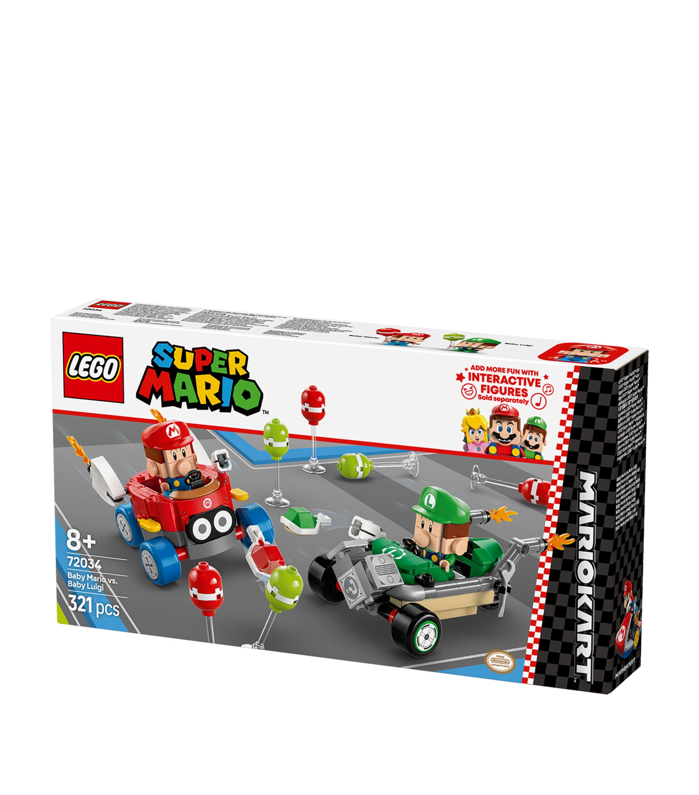 Lego Mario Kart Baby Mario vs. Baby Luigi Set 72034 Image 3