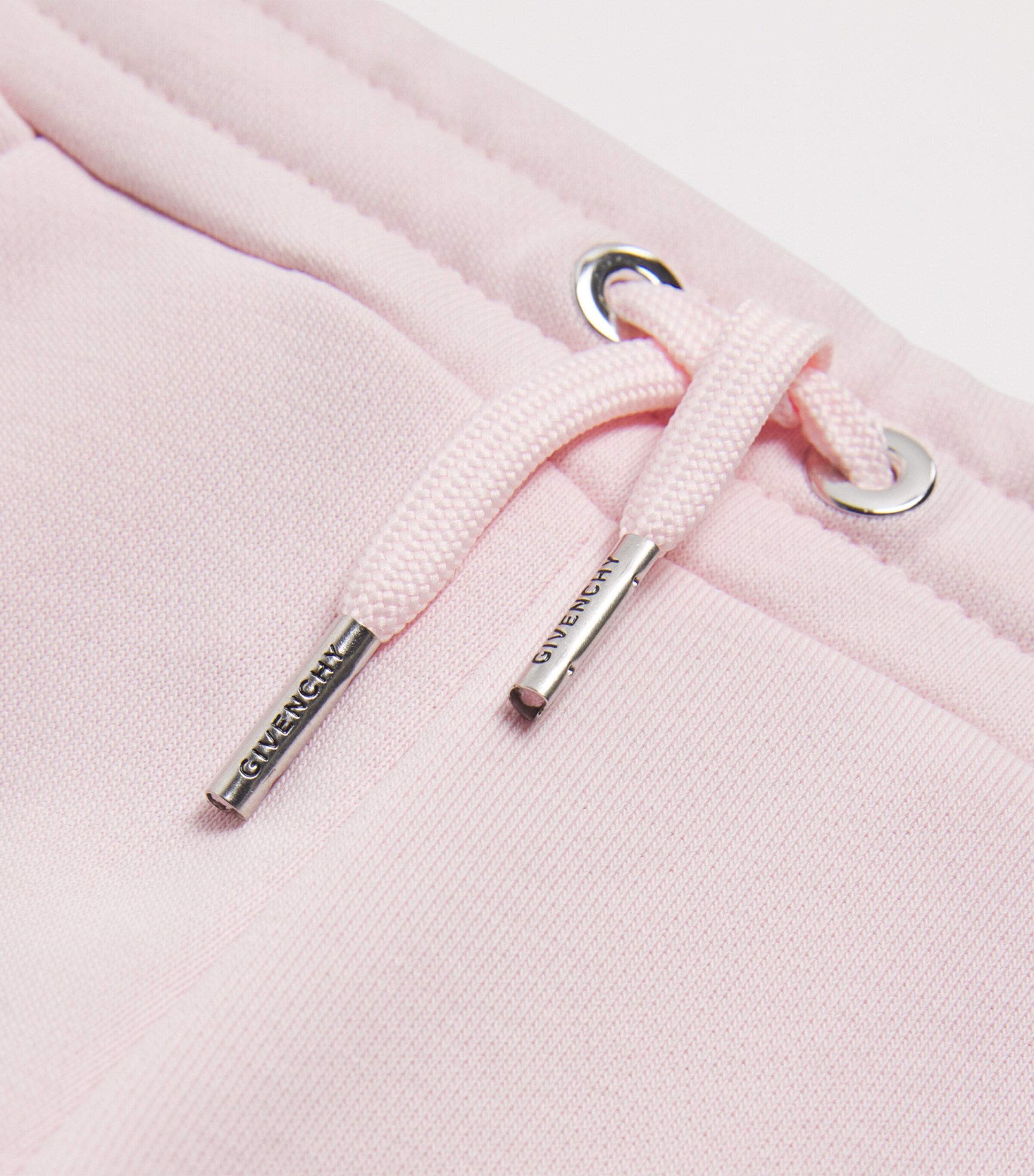 Givenchy Kids Cotton-Blend Ruffled Sweatpants (6 Months-3 Years) Marshmallow Image 3