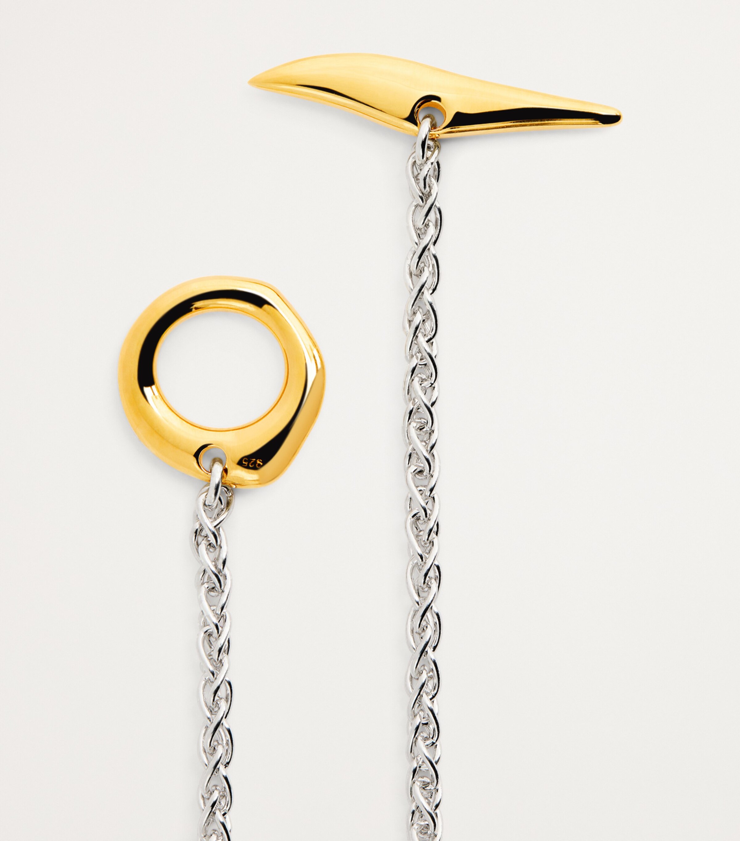 Sterling Silver and Gold Robin Bracelet S925 / 18K GOLD P Image 4