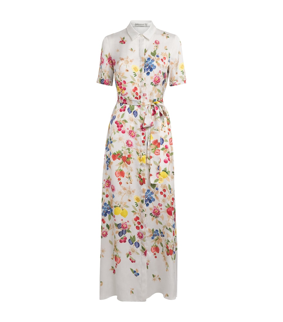 Mary Katrantzou Womens Cotton-Blend Como Maxi Dress Fruitavola Image 1